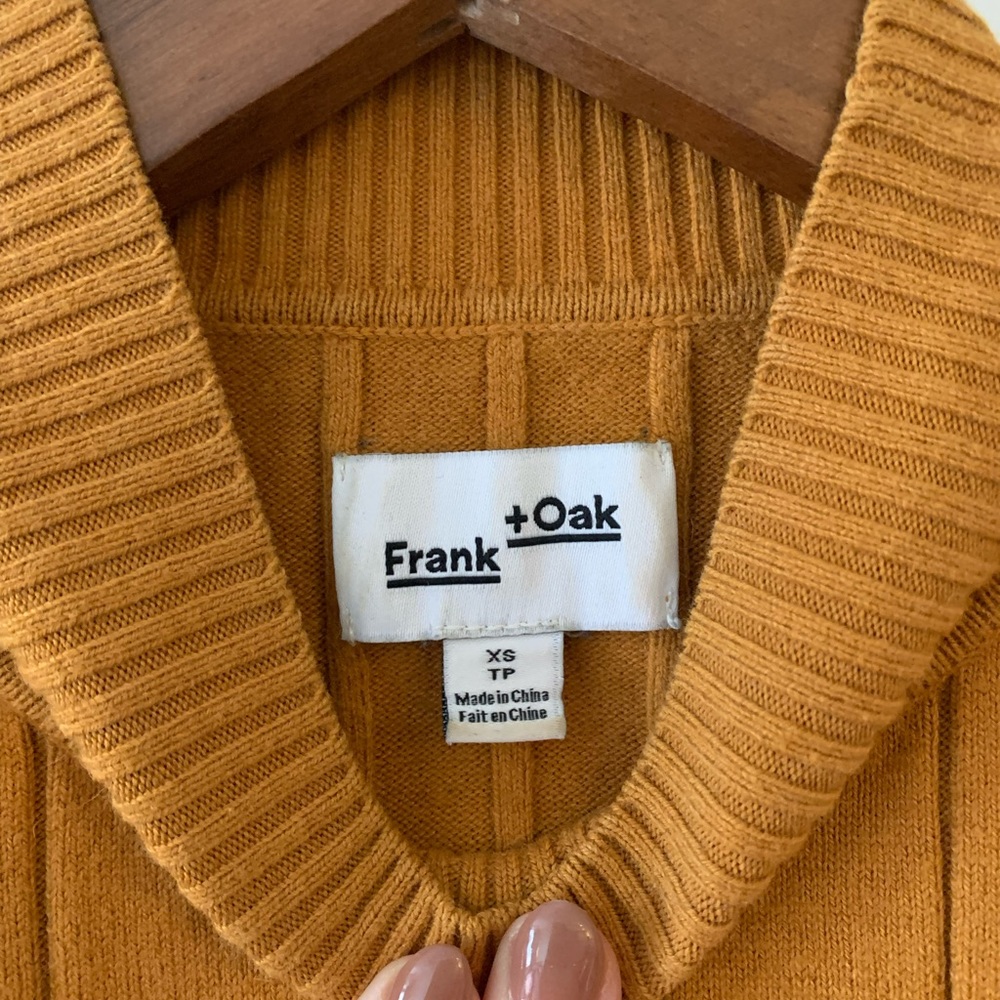 Cashmere tank with mock neck